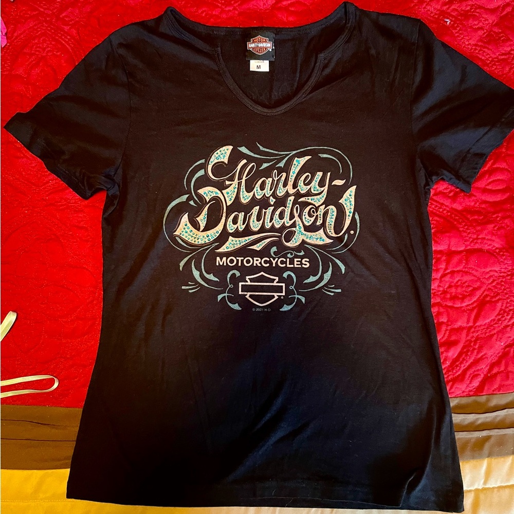 Womens Harley Davidson T shirt Size Medium
